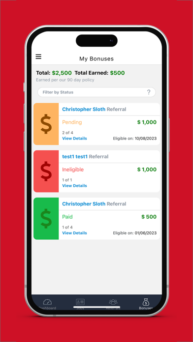 RTX Referrals and Rewards Screenshot