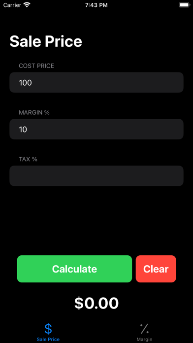 Screenshot #2 pour Easy Margin Calculator