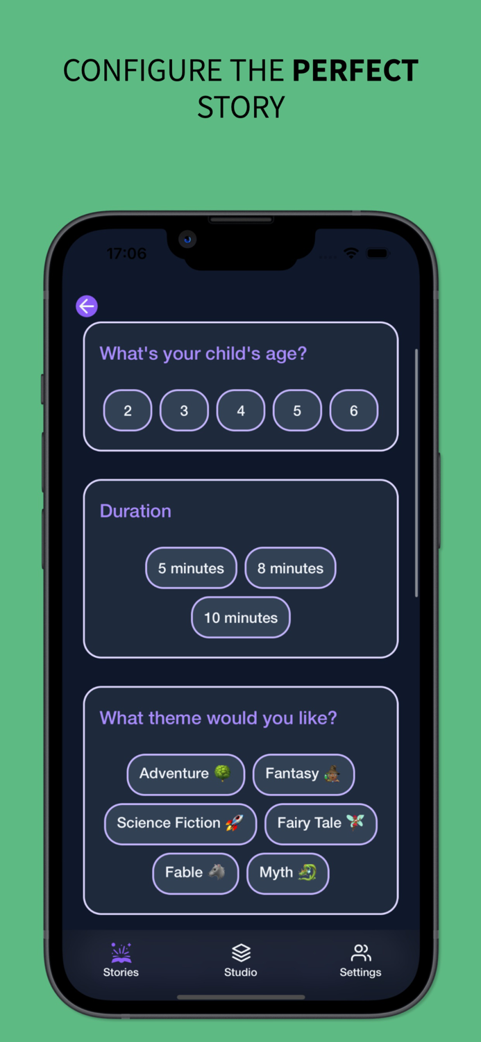 Tell Me A Story - AI Stories
