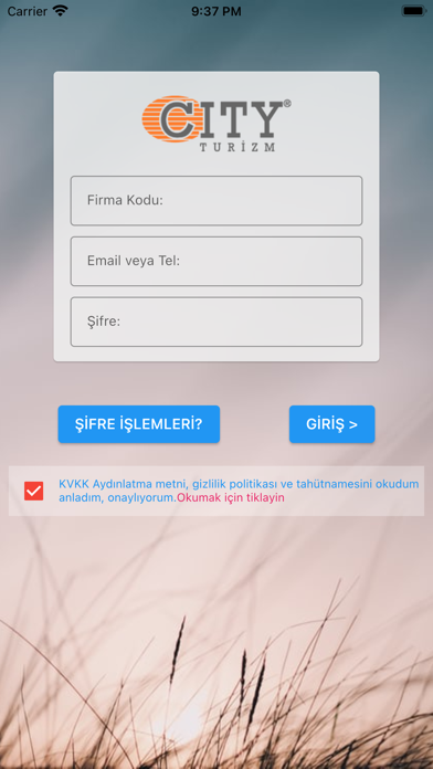 City Turizm Yolcu Screenshot
