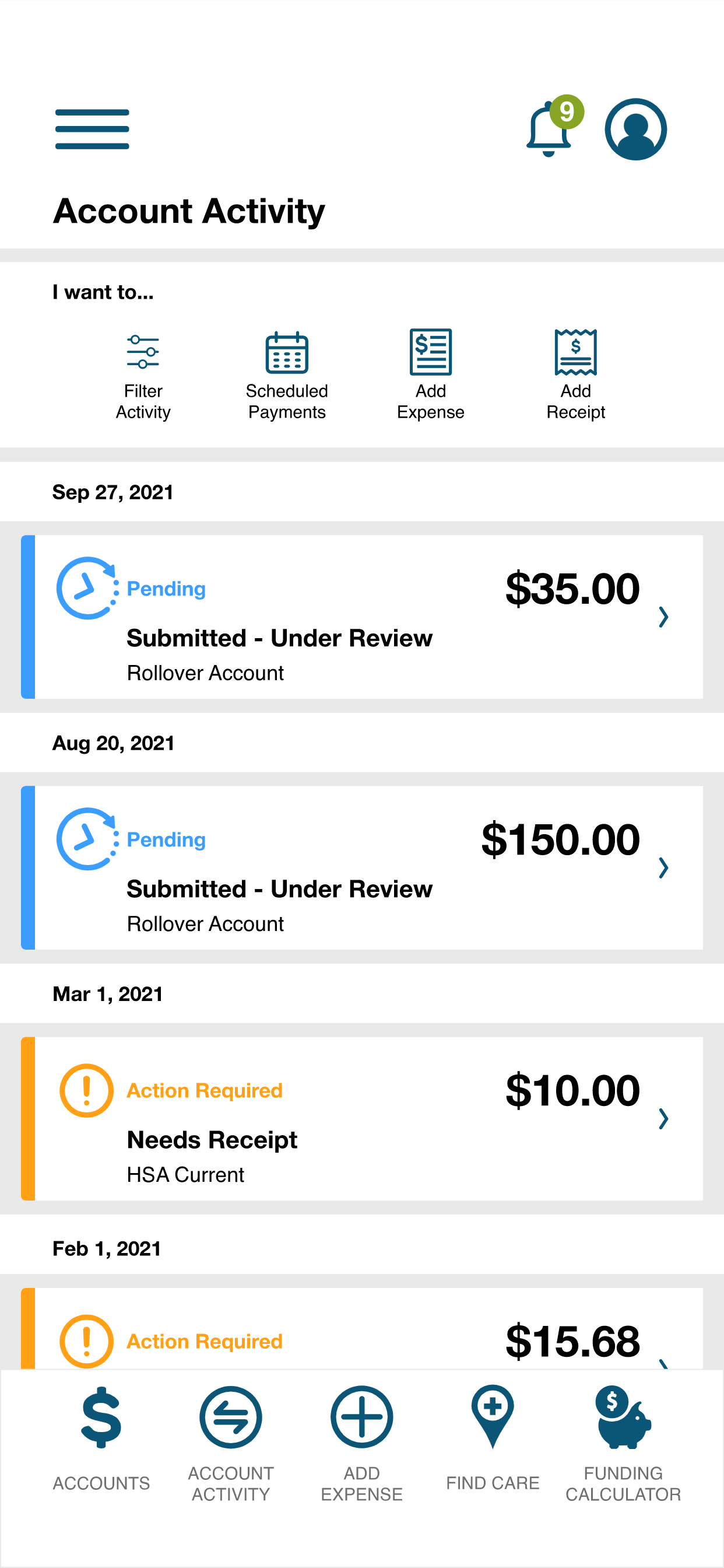 BlueSolutions Spending