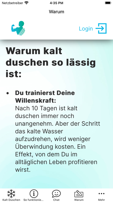 Kalt-Duschen-Challenge Screenshot