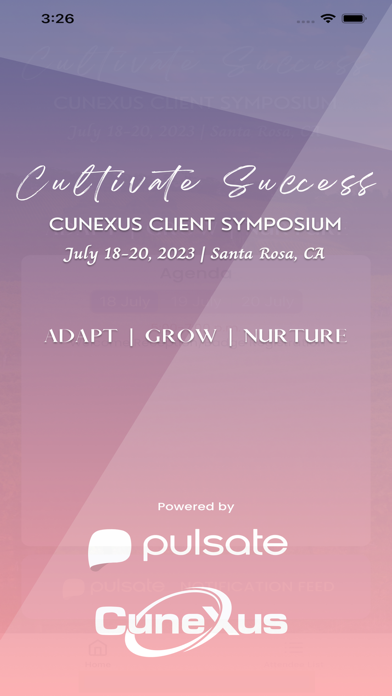 CuneXus Symposium July 2023 Screenshot