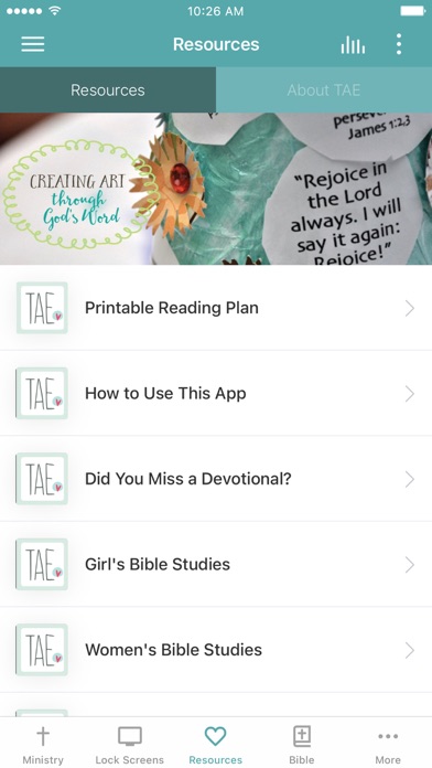 ThouArtExalted Ministries Screenshot