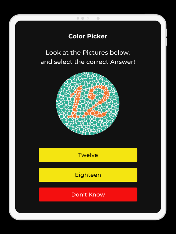 Color Name Picker - Blind Test