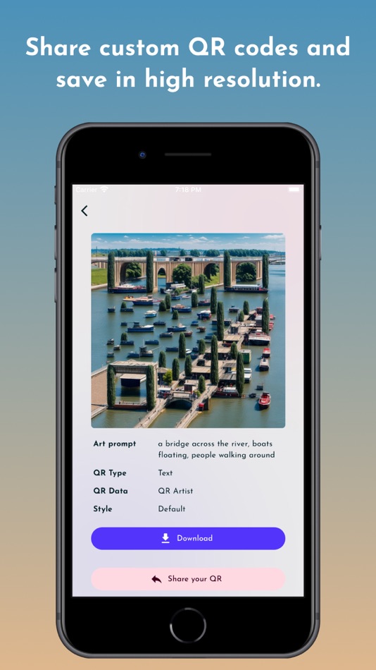 #4. QR Artist - AI QR Generator (iOS) 由: Hung Nguyen