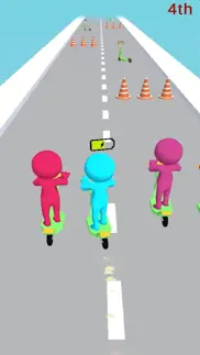 scooter rush 3d iphone screenshot 1
