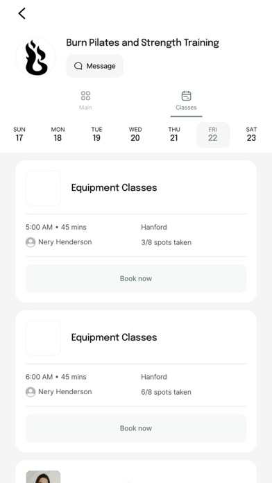 Burn Pilates and Strength Screenshot