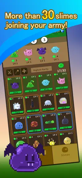 Game screenshot Slime Kingdom - Merge Strategy apk
