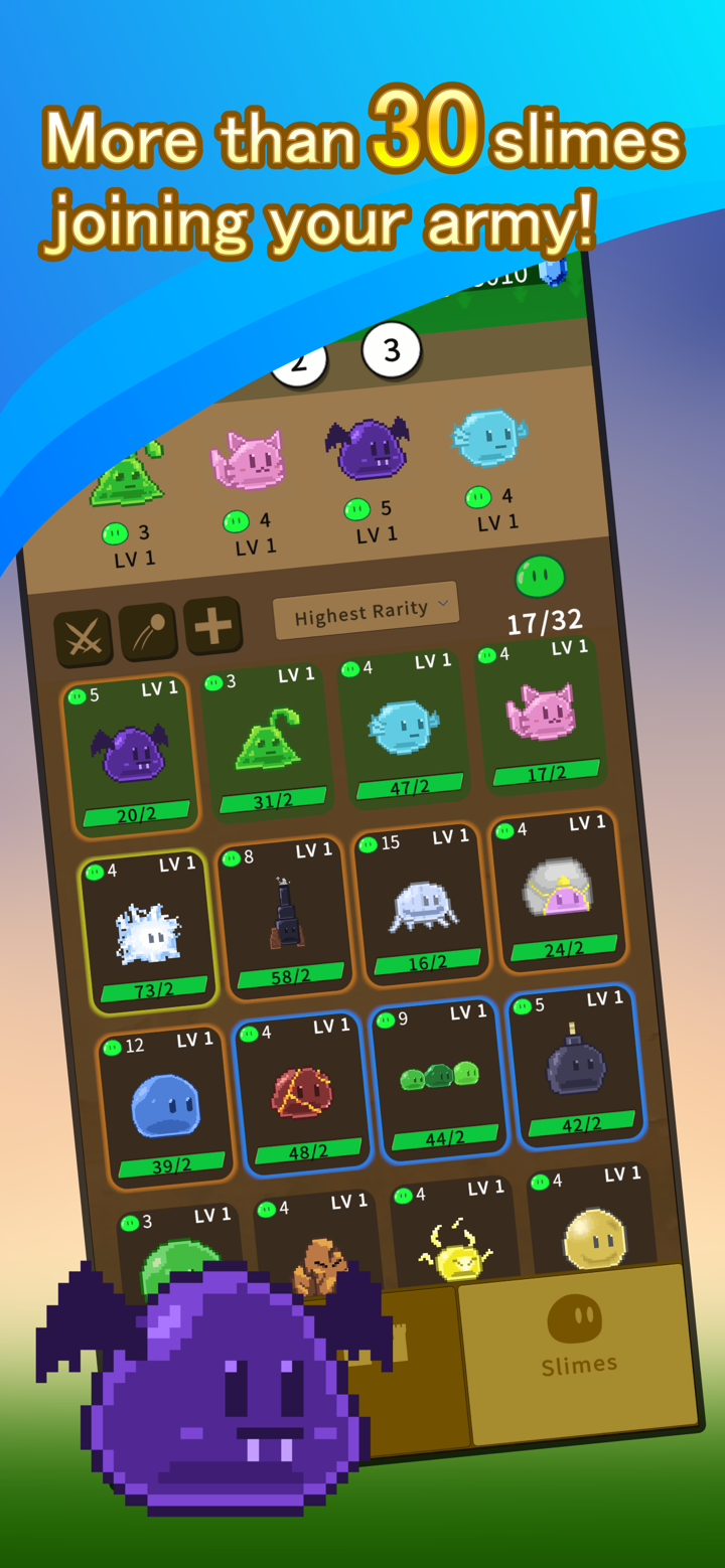 Slime Kingdom - Merge Strategy screenshot 2