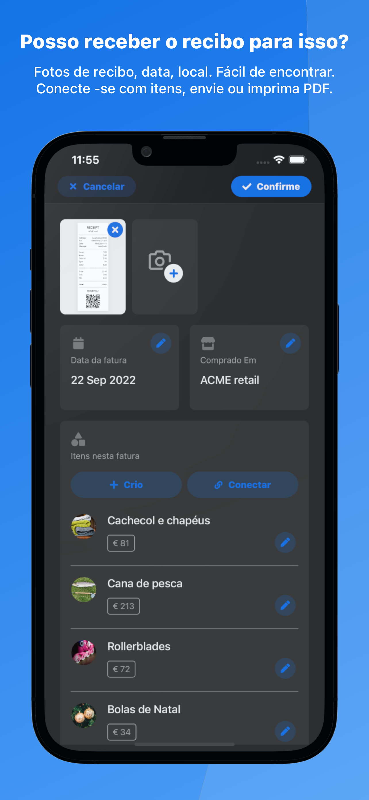 Itemido: home Inventário