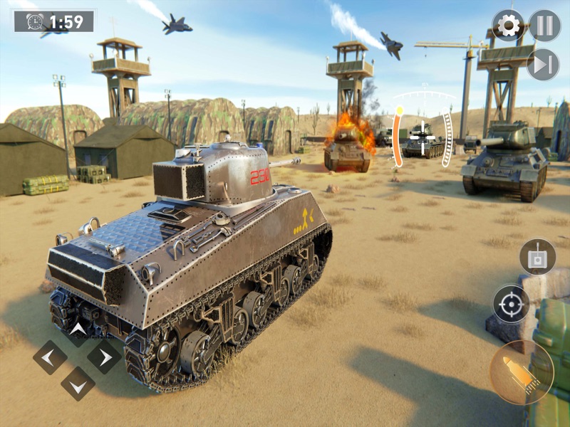 War of Tanks World Battle Game screenshot 12
