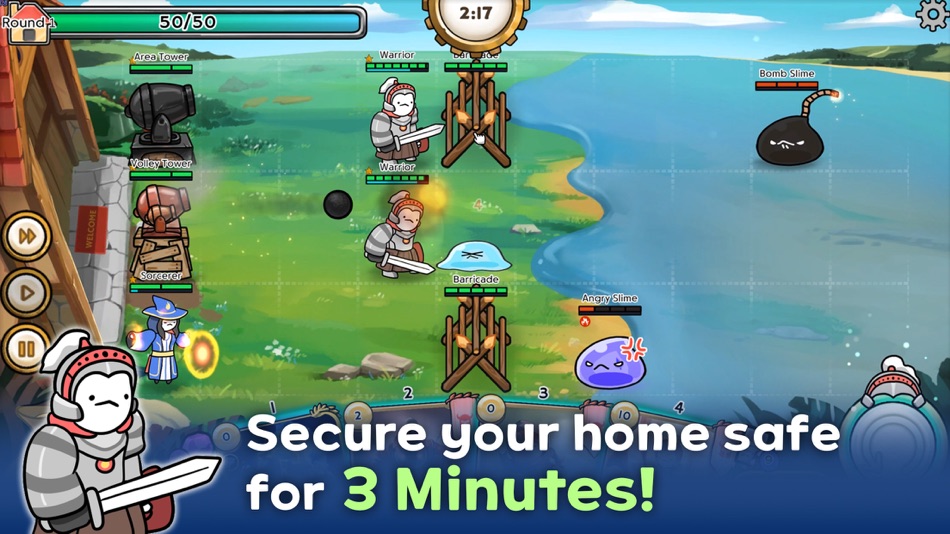 #2. 3 Minute Heroes: Card Defense (iOS) Podle: Sinkhole Studio Inc.