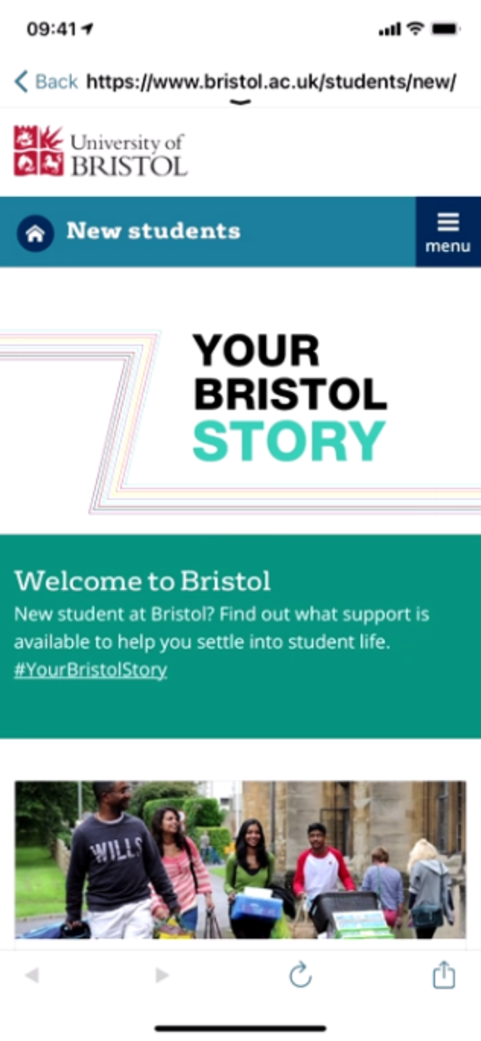 University of Bristol Check-In