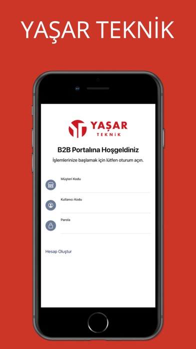 Yaşar Teknik B2B Screenshot