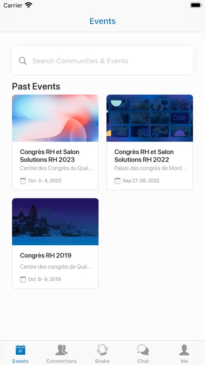 Événements CRHA | CRIA