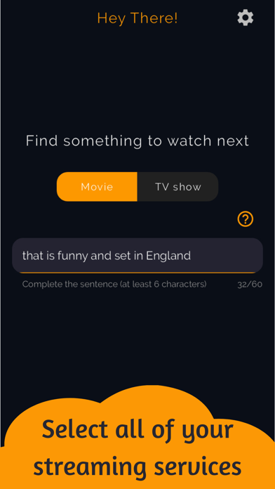 Watch Next: AI movie & tv tips Screenshot