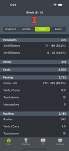 Illinois Football Schedules screenshot #3 for iPhone