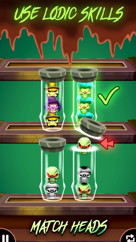 #3. Zombie Puzzle Color Sort Game (iOS) di: Noman Nazir