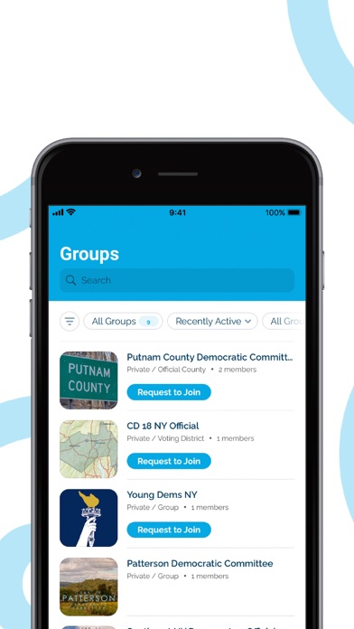Democratic Civic Network Screenshot