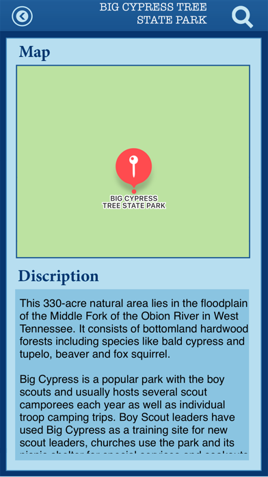 Tennessee-State &National Park Screenshot