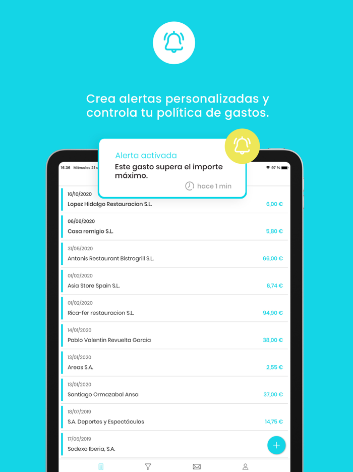 Sabbatic - Control de gastos