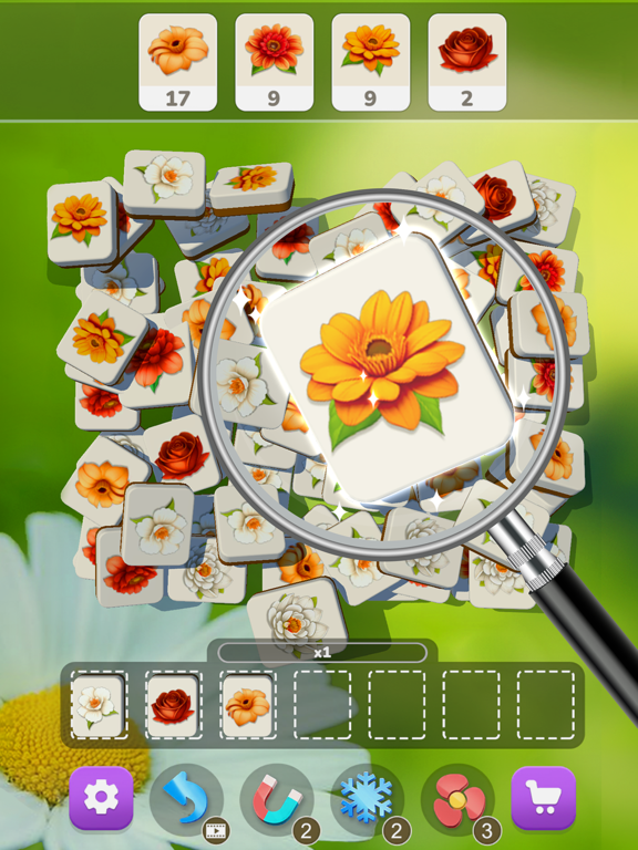 Screenshot #2 for Blossom Tile 3D: Triple Match