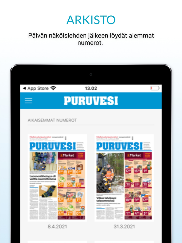 Puruvesi päivän lehti