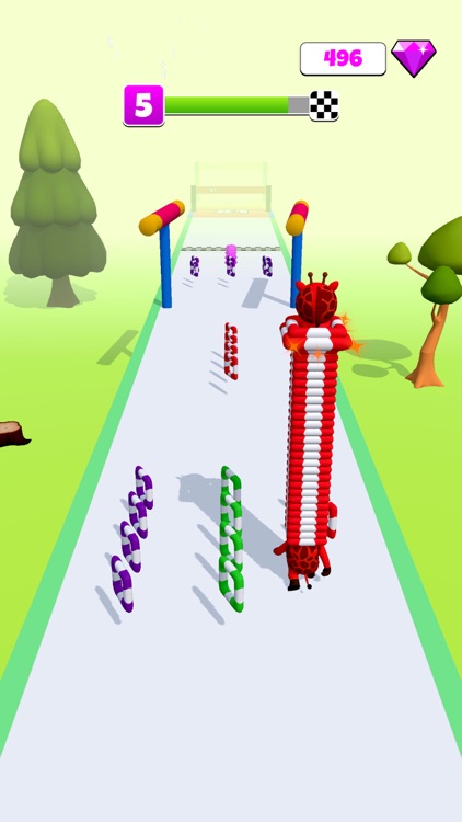 Real Long Neck Run: Ring stack screenshot-3