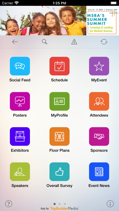 MOSBA Events Screenshot