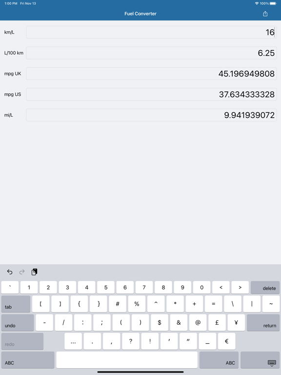 Screenshot #4 pour Fuel Converter