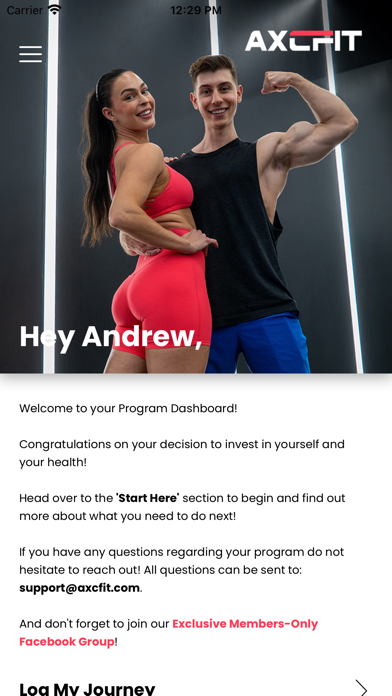 AXC FITNESS Screenshot