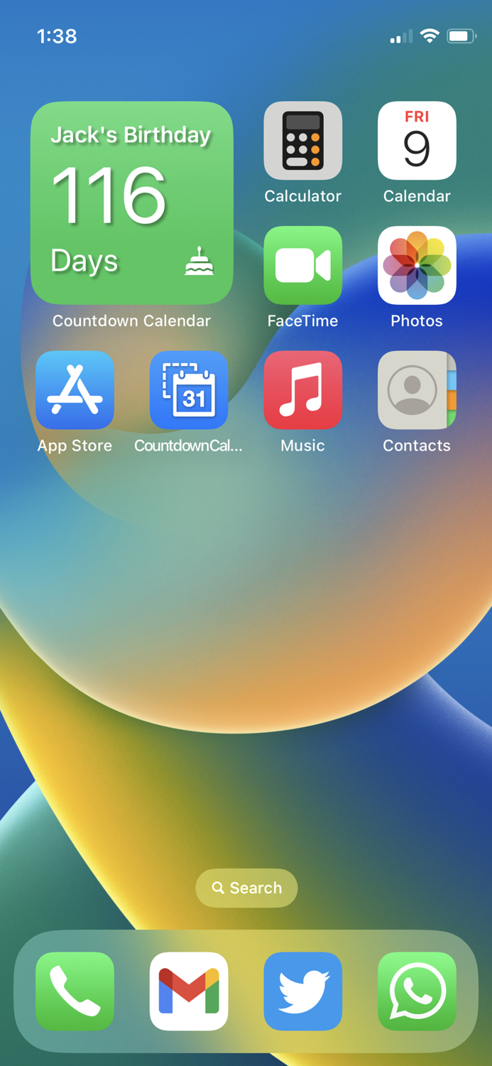 Countdown Calendar Widgets
