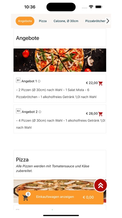 Pizzeria Cucci Screenshot