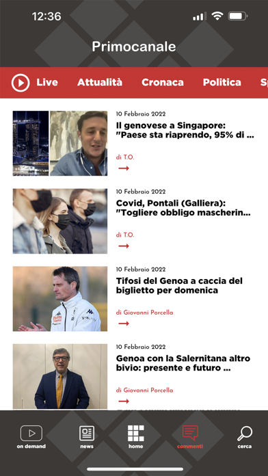 Primocanale.it Screenshot