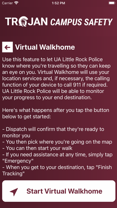 Trojan Campus Safety Screenshot