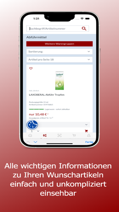 Rosen-Apotheke Gütersloh Screenshot