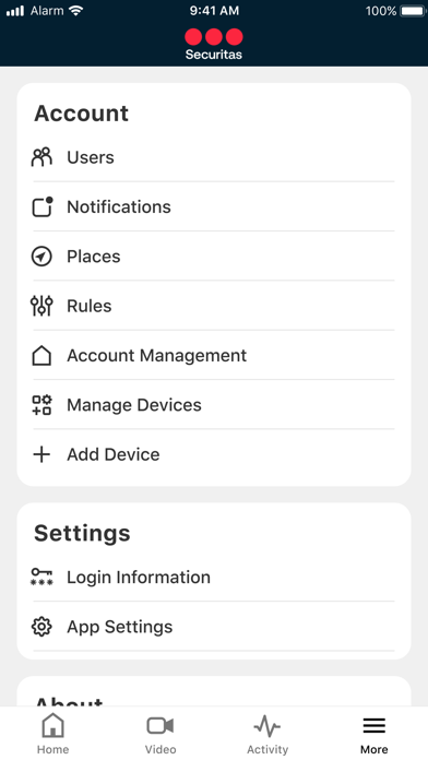 Securitas Connect Screenshot
