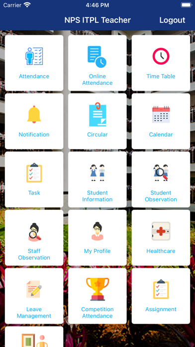 NPS ITPL Teacher Screenshot