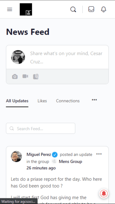 AGC SOCIAL Screenshot 1 - AppWisp.com AGC SOCIAL Screenshot 1 - AppWisp.com