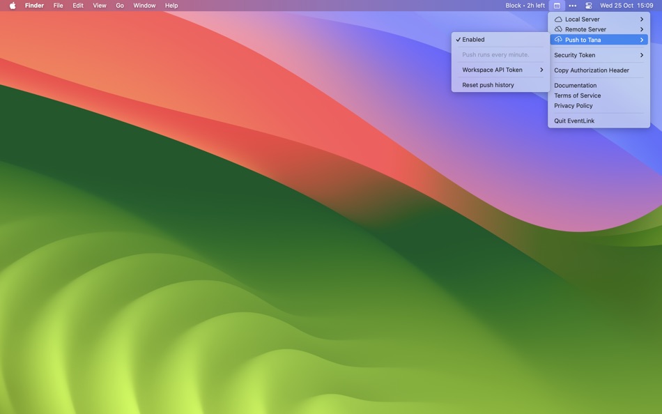 #2. EventLink - Local Calendar API (macOS) 由: Andre Foeken