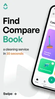 allclean: book home cleaning iphone screenshot 1