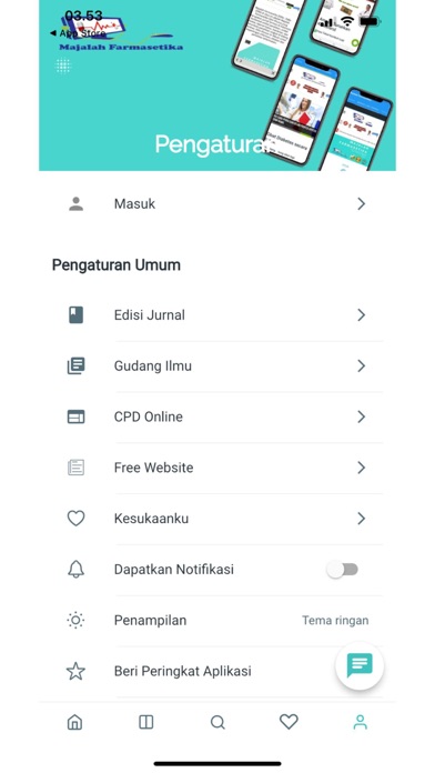 Majalah Farmasetika Screenshot