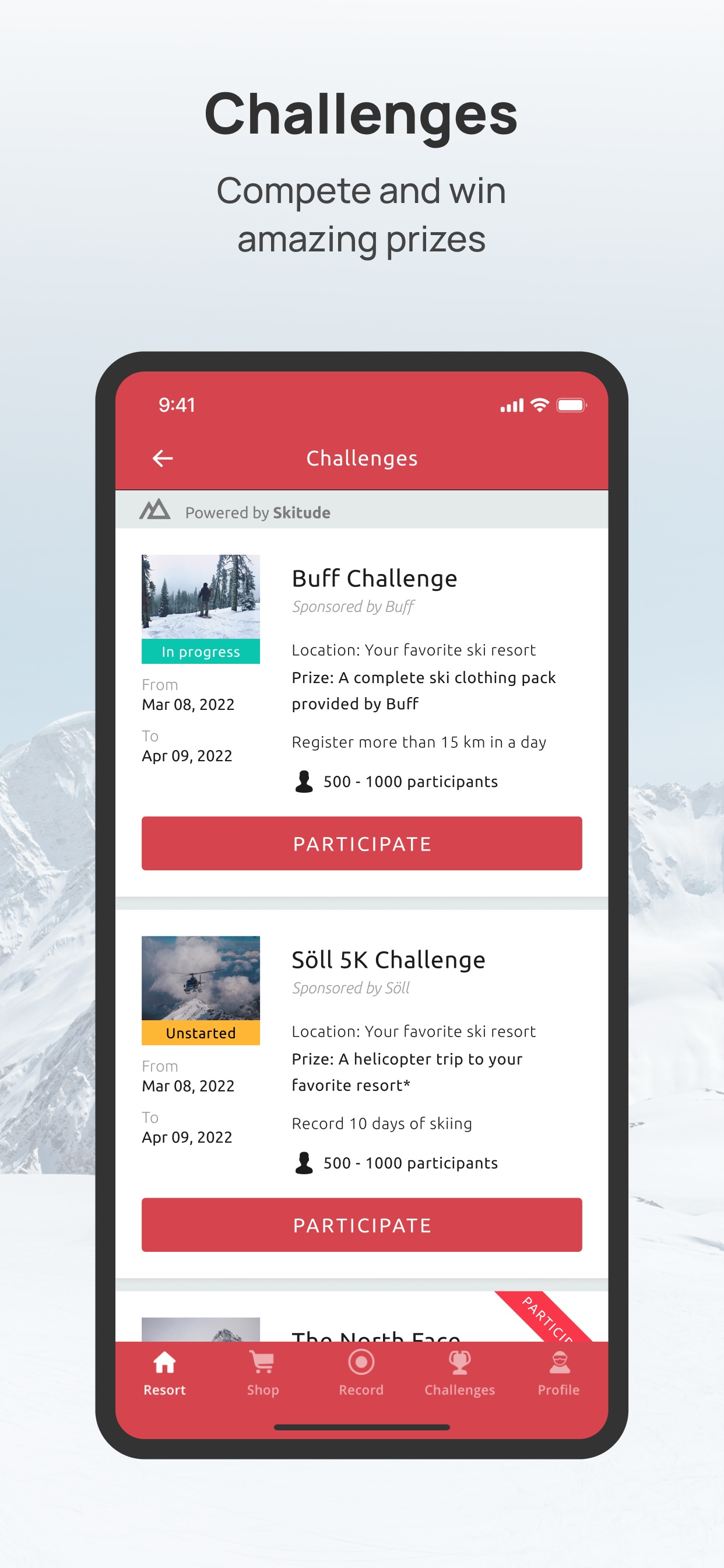 Cerro Castor Snow App