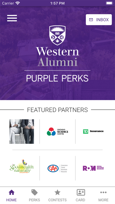 WesternU Alumni PURPLE PERKS Screenshot