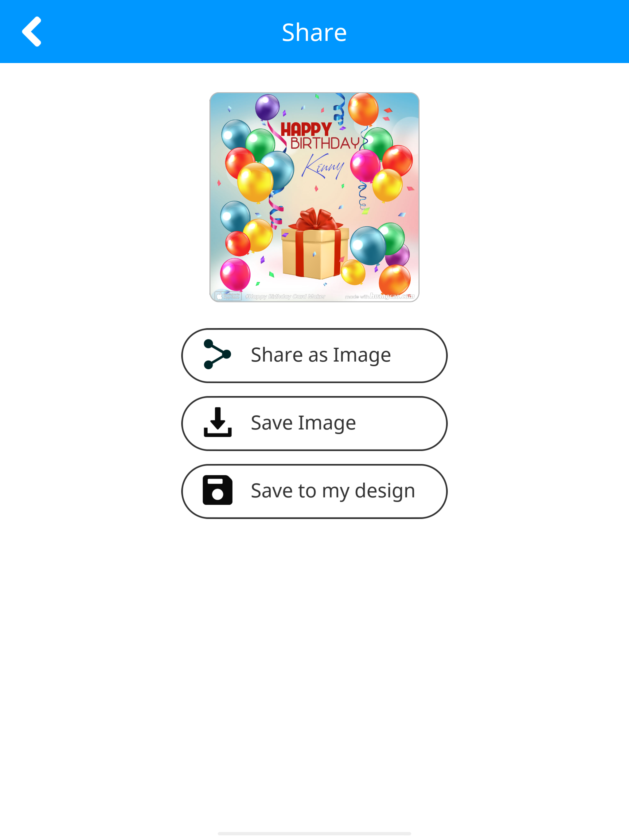 Happy Birthday Card Maker