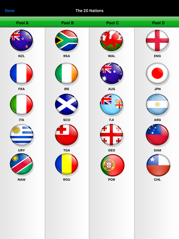 Rugby World App 2023 iPad screenshot 2 - Sports app