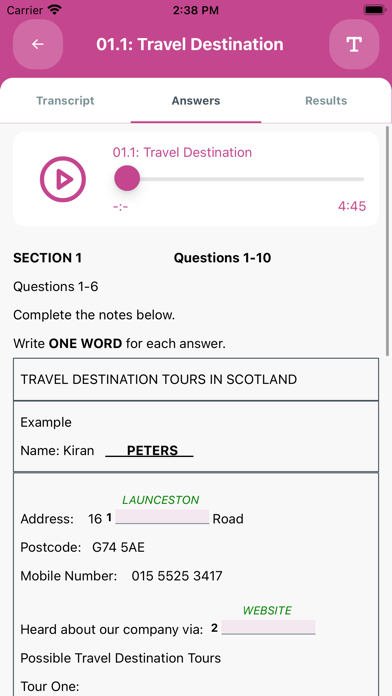 IELTS daily Screenshot