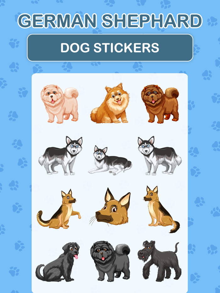 German Shepherd Dog Stickers