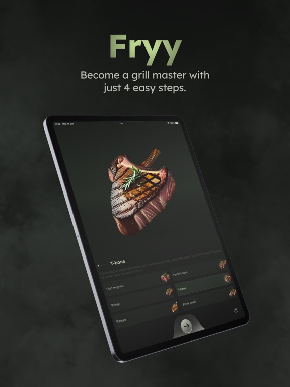 Screenshot #1 for FRYY - Perfect Steak Timer